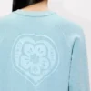 Kenzo Boke Heart’ Embroidered Sweatshirt in Cotton