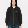 Kenzo Boke Heart’ Embroidered Zip up Hoodie in Cotton