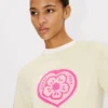 Kenzo Boke Heart’ Jumper in Cotton Wool