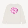 Kenzo Boke Heart’ Long Sleeve T-Shirt in Cotton