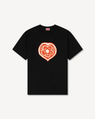Kenzo Boke Heart’ Loose T-Shirt in Cotton