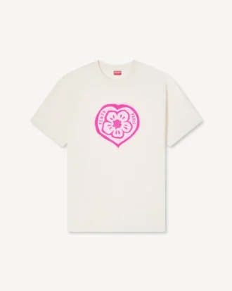 Kenzo Boke Heart’ Loose T-Shirt in Cotton