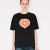 Kenzo Boke Heart’ Loose T-Shirt in Cotton