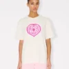 Kenzo Boke Heart’ Loose T-Shirt in Cotton