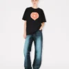 Kenzo Boke Heart’ Loose T-Shirt in Cotton