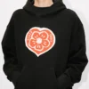Kenzo Boke Heart’ Oversized Hoodie in Cotton