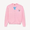 Kenzo Cartoon’ Cardigan in Spongy Cotton