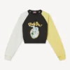 Kenzo Cartoon’ Cropped Sweatshirt in Cotton