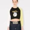Kenzo Cartoon’ Cropped Sweatshirt in Cotton
