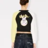 Kenzo Cartoon’ Cropped Sweatshirt in Cotton
