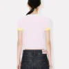 Kenzo Cartoon’ Cropped Top in Spongy Cotton