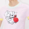 Kenzo Cartoon’ Cropped Top in Spongy Cotton