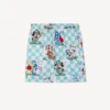 Kenzo Cartoon’ Elasticated Shorts in Cotton Seersucker