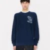 Kenzo Cartoon’ Embroidered Outlined Sweatshirt in Cotton
