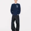 Kenzo Cartoon’ Embroidered Outlined Sweatshirt in Cotton