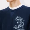Kenzo Cartoon’ Embroidered Outlined Sweatshirt in Cotton