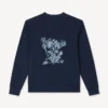 Kenzo Cartoon’ Embroidered Outlined Sweatshirt in Cotton