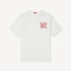 Kenzo Cartoon’ Embroidered Outlined T-Shirt in Cotton