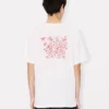 Kenzo Cartoon’ Embroidered Outlined T-Shirt in Cotton