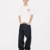 Kenzo Cartoon’ Embroidered Outlined T-Shirt in Cotton