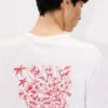 Kenzo Cartoon’ Embroidered Outlined T-Shirt in Cotton