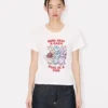 Kenzo Cartoon’ Embroidered T-Shirt in Cotton