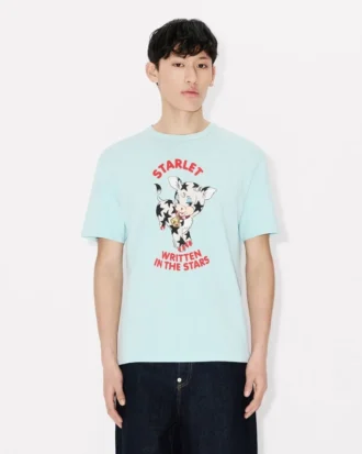 Kenzo Cartoon’ Genderless Slim T-Shirt in Cotton