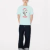 Kenzo Cartoon’ Genderless Slim T-Shirt in Cotton