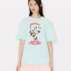 Kenzo Cartoon’ Genderless Slim T-Shirt in Cotton