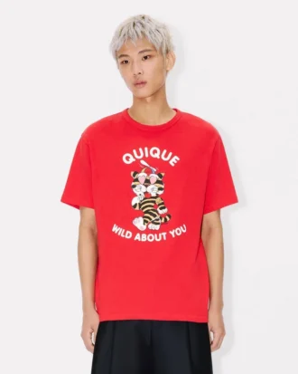 Kenzo Cartoon’ Genderless T-Shirt in Cotton