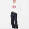 Kenzo Cartoon’ Long Sleeve T-Shirt in Cotton