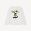 Kenzo Cartoon’ Long Sleeves T-Shirt in Cotton