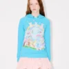 Kenzo Cartoon’ Skinny Hoodie in Cotton