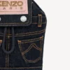 Kenzo Five Pockets’ Mini Backpack in Denim-Like Twill