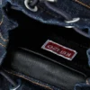 Kenzo Five Pockets’ Mini Backpack in Denim-Like Twill