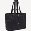 Kenzo Five Pockets’ Tote Bag in Denim-Like Twill