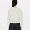 Kenzo Floral’ Embellished Cardigan in Cotton Wool