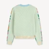 Kenzo Floral’ Embellished Cardigan in Cotton Wool