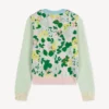Kenzo Floral’ Embellished Jumper in Cotton Wool