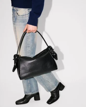 Kenzo Furoshiki’ Large Shoulder Bag in Leather