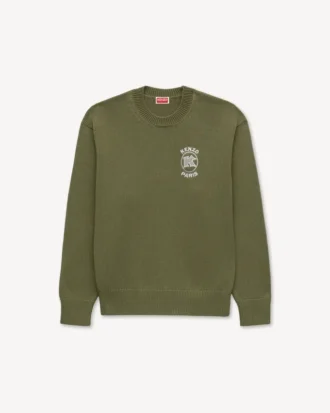 Kenzo Paris Emblem’ Embroidered Jumper in Cotton
