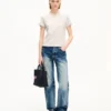 Kenzo Paris Emblem’ Embroidered Small Fit T-Shirt in Cotton