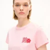 Kenzo Paris Emblem’ Embroidered Small Fit T-Shirt in Cotton