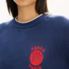 Kenzo Paris Emblem’ Embroidered Sweatshirt in Cotton