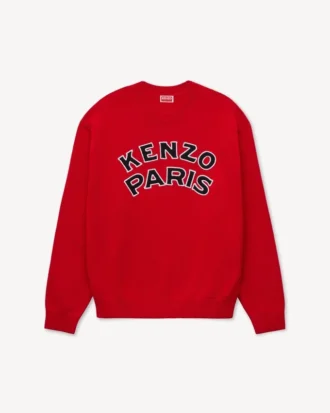 Kenzo Paris Emblem’ Jumper in Wool Cotton