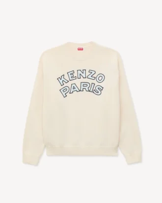 Kenzo Paris Emblem’ Jumper in Wool Cotton