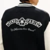Kenzo Paris Emblem’ Varsity Cardigan in Mixed Cotton