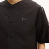 Kenzo Signature’ Baseball Short Sleeve Shirt in Cotton Poplin