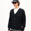 Kenzo Signature Cable’ Embroidered Knit Cardigan