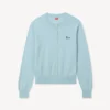Kenzo Signature’ Embroidered Cardigan in Merino Wool